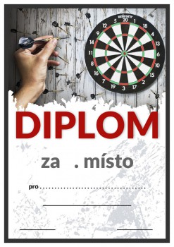 Kokardy.cz ® Diplom šipky D72