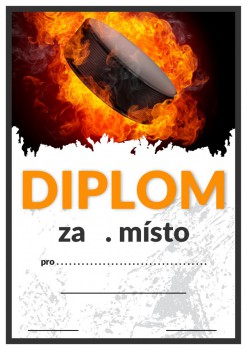 Kokardy.cz ® Diplom hokej D77