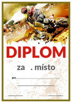 Kokardy.cz ® Diplom motokros D71