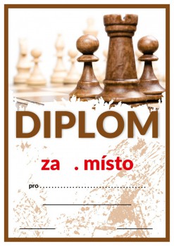 Kokardy.cz ® Diplom šachy D79
