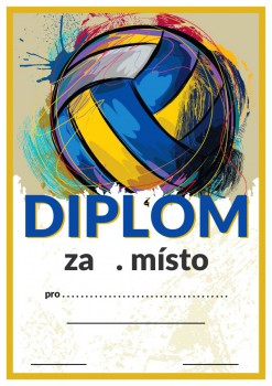 Kokardy.cz ® Diplom volejbal D98