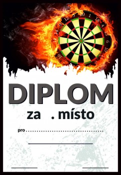 Kokardy.cz ® Diplom šipky D84