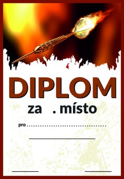 Kokardy.cz ® Diplom šipky D82