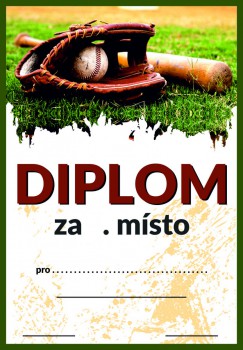 Kokardy.cz ® Diplom baseball D90