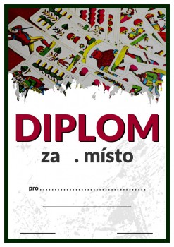 Kokardy.cz ® Diplom mariáš D110