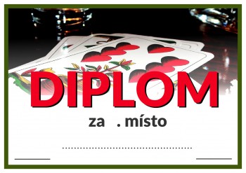 Kokardy.cz ® Diplom mariáš D109