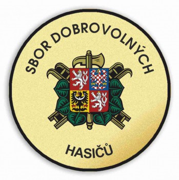 Kokardy.cz ® Emblém tištěný SDH 80 mm