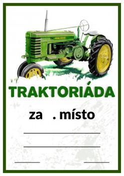Kokardy.cz ® Diplom traktoriáda D154