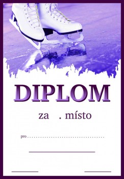 Kokardy.cz ® Diplom krasobruslení D218