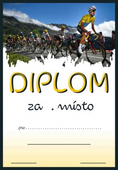 Kokardy.cz ® Diplom cyklistika D212