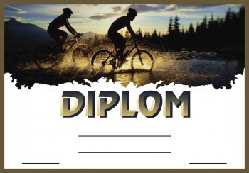 Kokardy.cz ® Diplom cyklistika D211