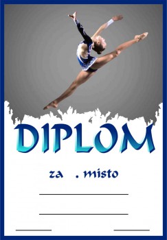 Kokardy.cz ® Diplom gymnastika D226
