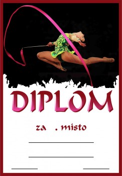 Kokardy.cz ® Diplom gymnastika D225